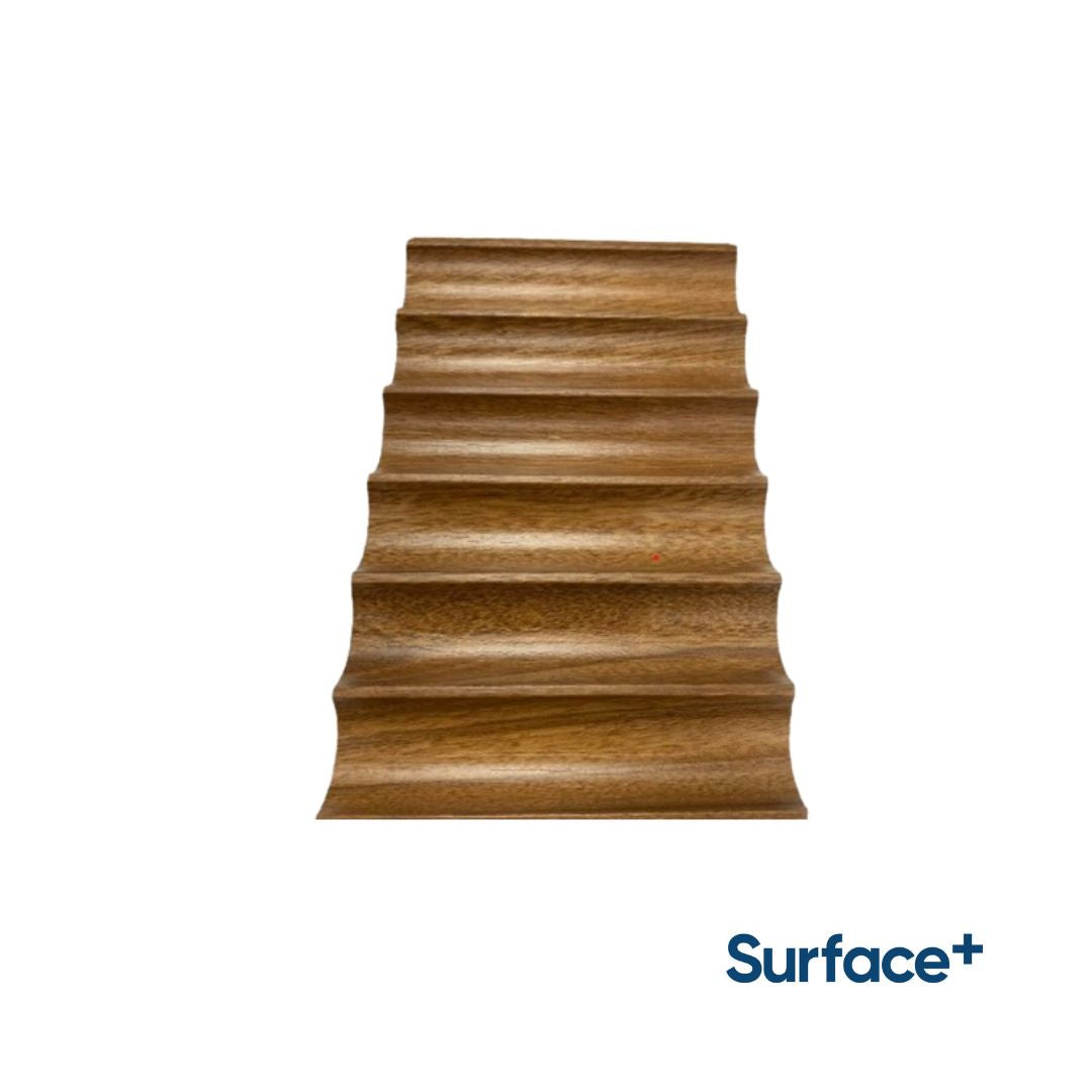 FLEXIBLE WALL PANELS - Concave Design (Coffee)